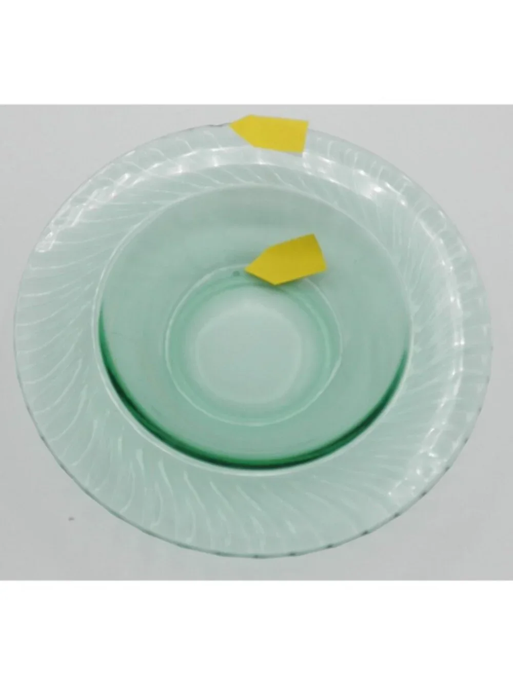 Pyrex Festiva Spring Green Swirl Rimmed Bowls Set of 4 Vintage